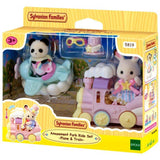 Sylvanian Families Amusement Park Ride Set - Plane & Train