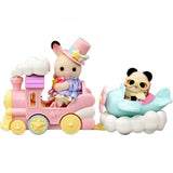 Sylvanian Families Amusement Park Ride Set - Plane & Train