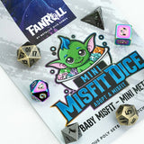 Fanroll - Mystery Misfit Mini Metal Polyhedral Dice Set