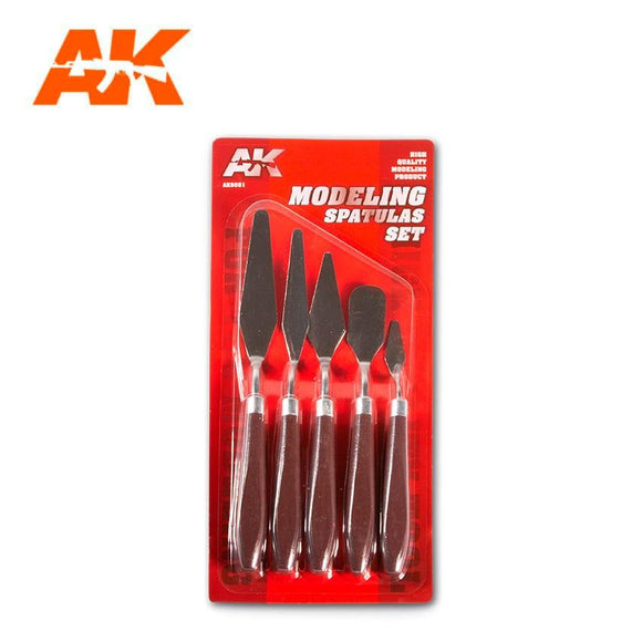 AK Interactive Tools: Modelism Spatulas Set