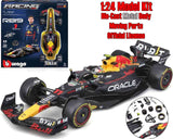 Burago Red Bull F1 RB19 - Max Verstappen With Helmet Model Kit 1:24