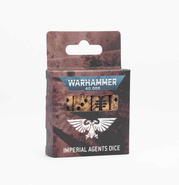 Warhammer 40k Imperial Agents Dice Set - Discontinued