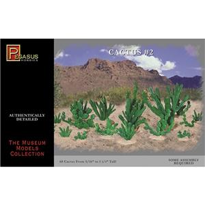 Pegasus Hobbies Small Cactus (8mm - 32mm / 0.3” - 1¼”) (Qty 60) 10% Off