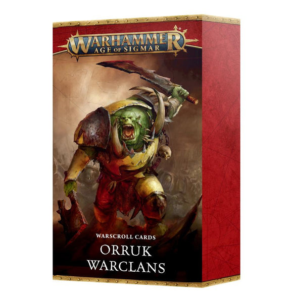 Warscroll Cards: Orruk Warclans 4th Edition (Eng) 20% Off