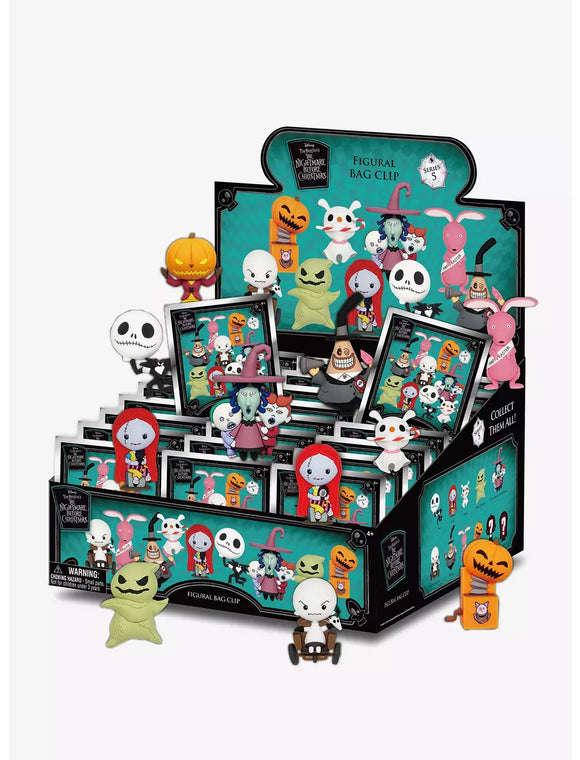 The Nightmare Before Christmas Figural Bag Clip/ Keychain Series 5 Blind Bag