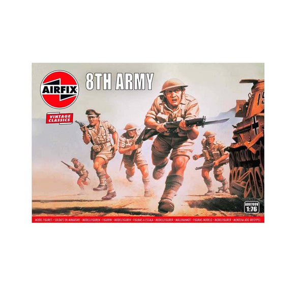 Airfix A00709V 1/76 WWII British 8th Army Troops Kit