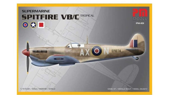 PM Model 101 Supermarine Spitfire VB/VC Tropical 1:72