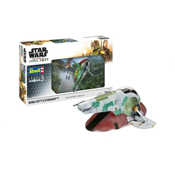 Revell 06785 Star Wars: The Book of Boba Fett - Boba Fett's Starship™ 1:88 Scale Unbuilt/Unpainted Plastic Model Kit
