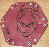 Painted Legion Hexagonal Mini Dice Tray (Red)