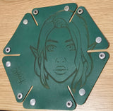 Painted Legion Hexagonal Mini Dice Tray (Green)