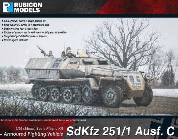 Rubicon Models 280031 - SdKfz 251/1 Ausf C (aka 251C) 10% Off