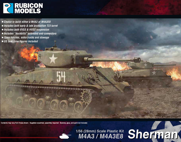 Rubicon Models 280042 - M4A3 / M4A3E8 Sherman 10% Off