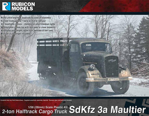 Rubicon Models 280046 - SdKfz 3a Maultier 2 ton Half-Track Cargo Truck  10% Off