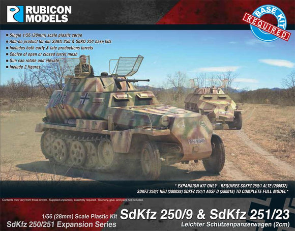 Rubicon Models 280048 - SdKfz 250/251 Expansion Set - SdKfz 250/9 & 251/23  10% Off