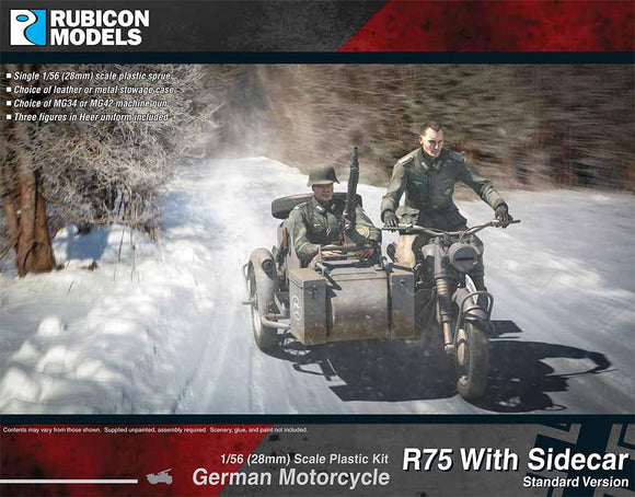 280051 - German Motorcycle R75 with Sidecar (ETO)