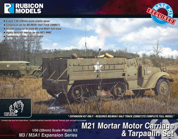 Rubicon Models 280053 - M3/M3A1 Expansion - M21 MMC & Tarpaulin Set 10% Off