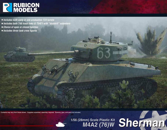 Rubicon Models 280054 - M4A2(76)W Sherman 10% Off