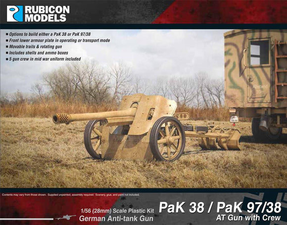 Rubicon Models 280058 - Pak 38 / Pak 97/38 AT Gun with Crew  10% Off