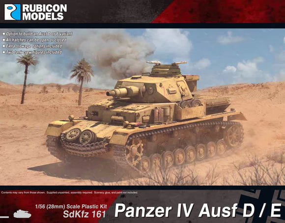 Rubicon Models 280076 - Panzer IV Ausf D/E 10% Off