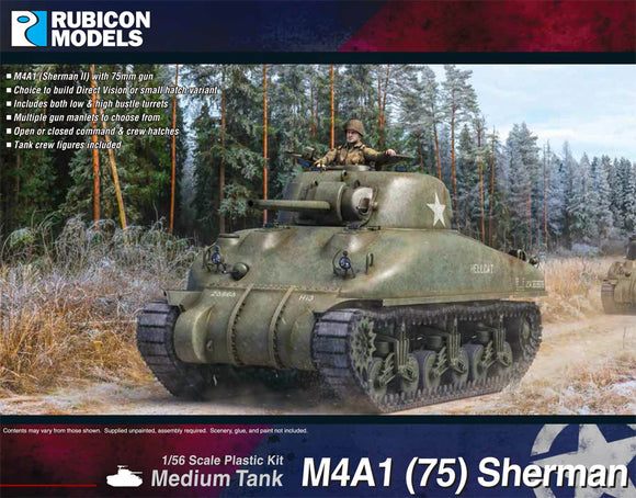 Rubicon Models 280086 - M4A1(75) Sherman - DV & SH 10% Off