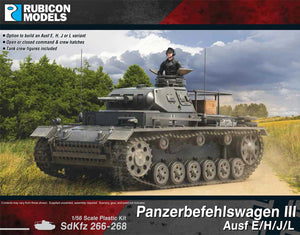 Rubicon Models  280093 - Panzerbefehlswagen III Ausf E/H/J/L 10% Off