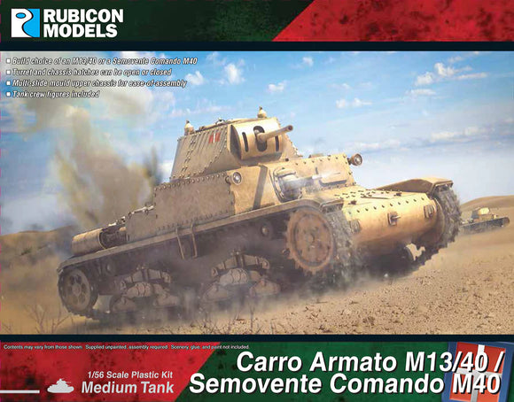 Rubicon Models 280095 - Carro Armato M13/40 / Semovente Comando M40 10% Off