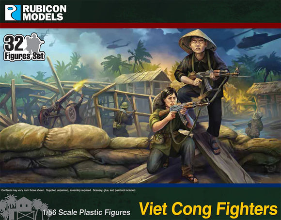 Rubicon Models 281001 Viet Cong Fighters & Command 10% Off