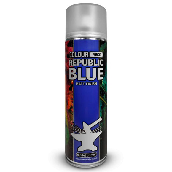 Colour Forge Republic Blue Spray (500ml) (Store Collection Only) I.D. Required 16+