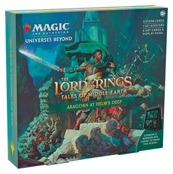 The Lord of the Rings - Tales of Middle-earth Holiday Scene Box - Aragorn at Helm's Deep