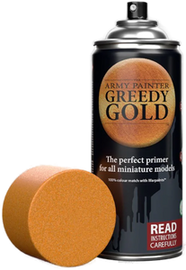 The Army Painter Colour Primer: Greedy Gold Spray (Store Collection Only) I.D. Required 16+