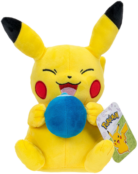 Pokemon 8 Inch Plush Pikachu with Oran Berry