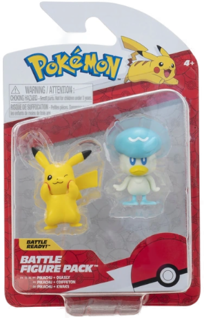 Pokemon Battle Figure Pack Pikachu & Quaxly