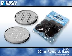 Rubicon Models 801004 - 32mm Round Base (Pack of 20 Bases) 10% Off