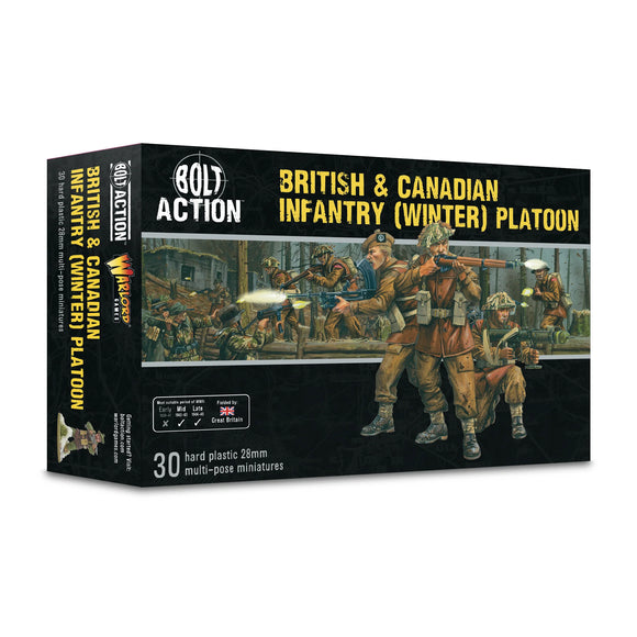 Bolt Action British & Canadian Infantry (Winter) Platoon 20% Off