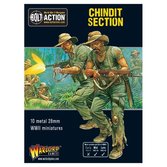 Bolt Action British Chindit Section 20% Off