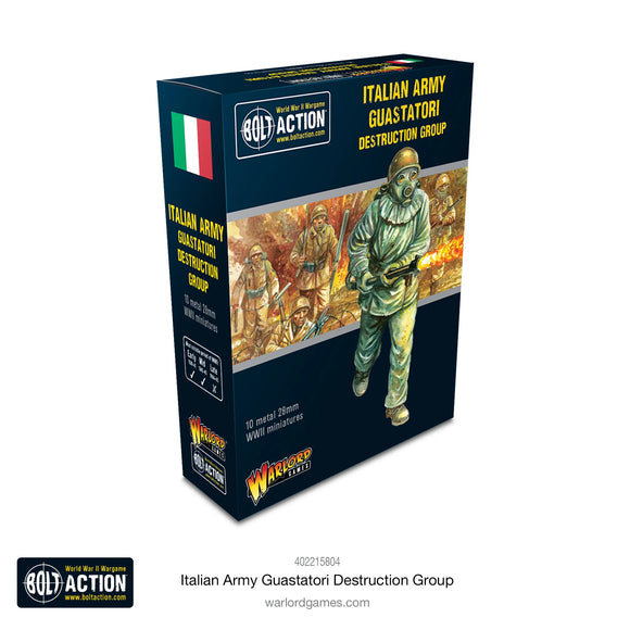 Bolt Action Italian Army Guastatori Destruction Group 20% Off