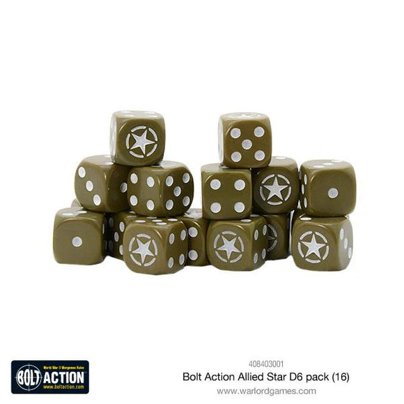 Bolt Action Allied Star D6 pack 20% Off