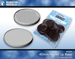 Rubicon Models 801005 - 40mm Round Base (Pack of 10 Bases) 10% Off