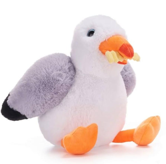 UKToyworld Steven Seagull 12 Inch Seagull with Chip Soft Plush (SEAGULL WITH CHIP)