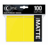 Ultra Pro - Eclipse Standard Matte Sleeves 100 Pack - Lemon Yellow