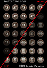 1-48 TACTIC 35 Action Tokens Punchboard