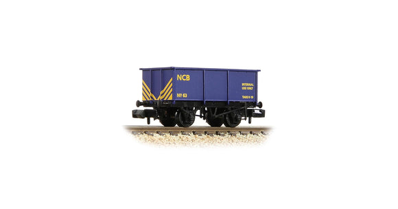 Graham Farish BR 27T Steel Tippler Wagon NCB Blue No:63