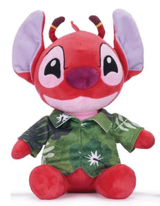DISNEY STITCH - LEROY HAWAIIAN SHIRT SOFT PLUSH TOY 12"