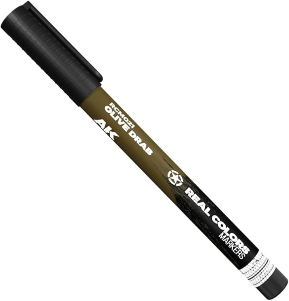 Real Colors Marker: Olive Drab - Acrylic Paint Marker