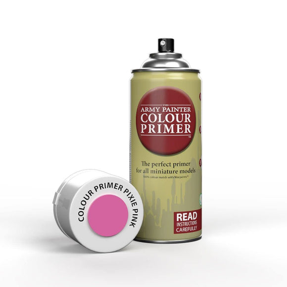 The Army Painter Colour Primer: Pixie Pink Spray (Store Collection Only) I.D. Required 16+