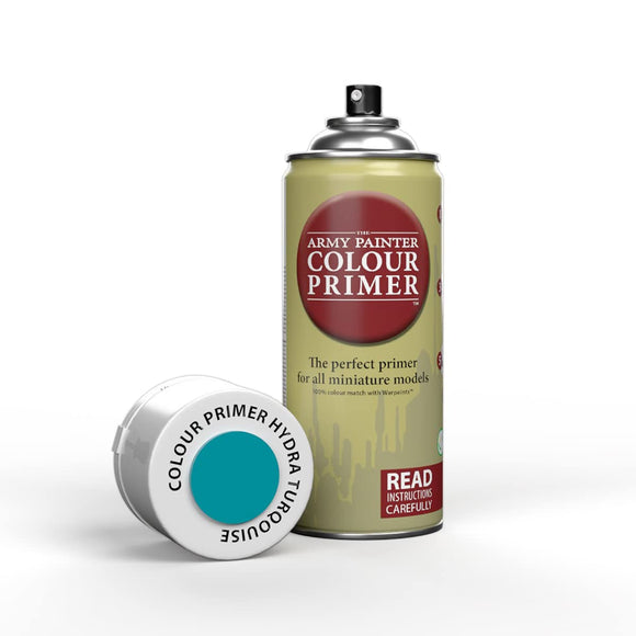 The Army Painter Colour Primer: Hydra Turquoise Spray (Store Collection Only) I.D. Required 16+