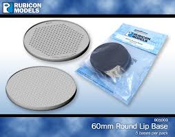 Rubicon Models 801003 - 60mm Round Bases- 1 Pack of 5 Bases 10% Off