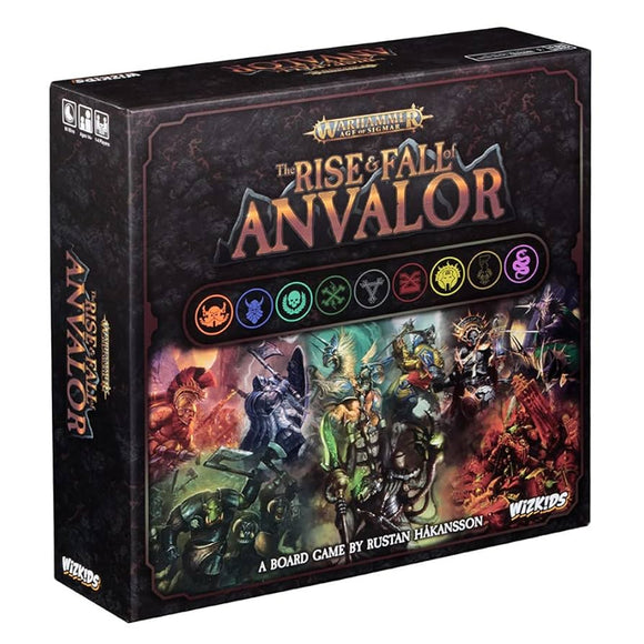 Warhammer Age Of Sigmar The Rise & Fall of Anvalor Board Game