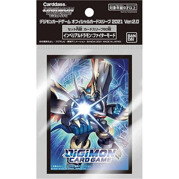 Digimon Card Game Sleeves - (60ct) 2021 V2 Imperialdramon Fighter