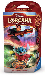 Disney Lorcana Reign of Jafar Starter Deck - Mulan and Stitch